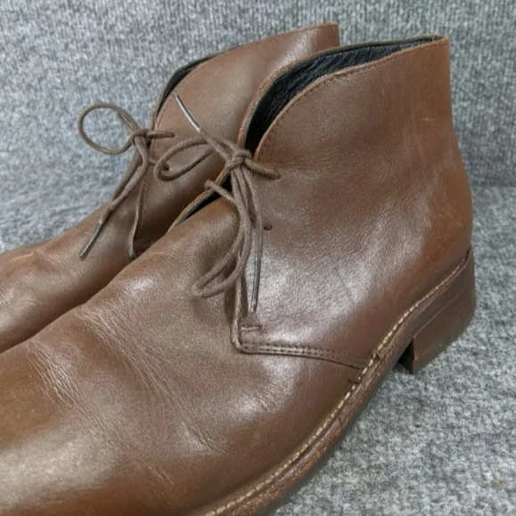 Thursday Boot Company Everyday Mens Brown Leather Ankle Chukka Boots USA - Picture 2 of 12